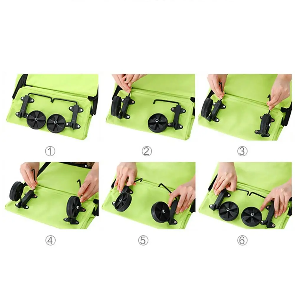 Складная тележка для покупок модная домашняя Сумка-тележка портативные