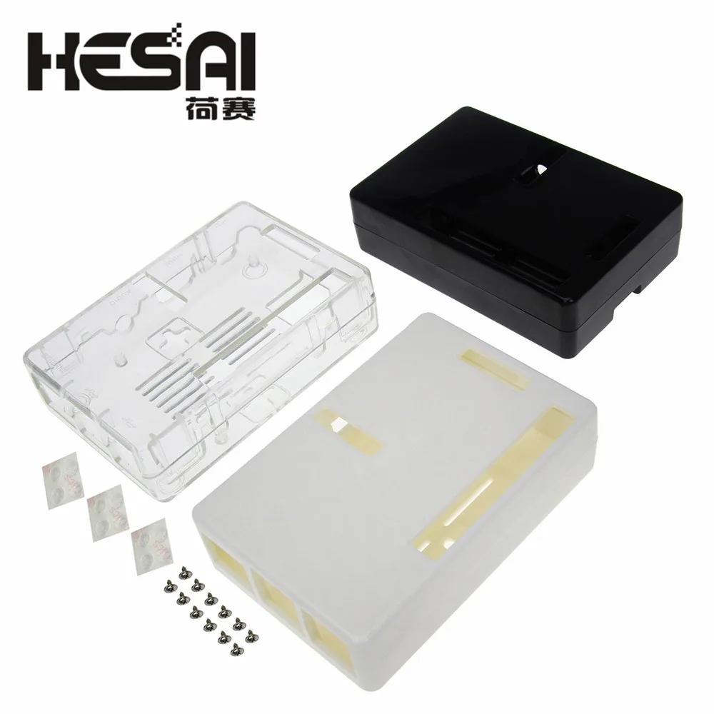 Прозрачный чехол для Raspberry Pi B + черный/белый/прозрачный с USB-компонентами