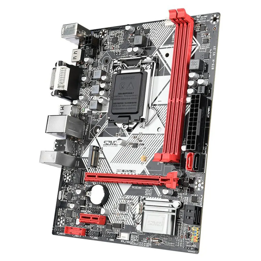 

B75-H Motherboard Set With Intel Core I5 3570 2 x 8GB = 16GB 1600MHz DDR3 Desktop Memory Heat Sink USB3.0 SATA3