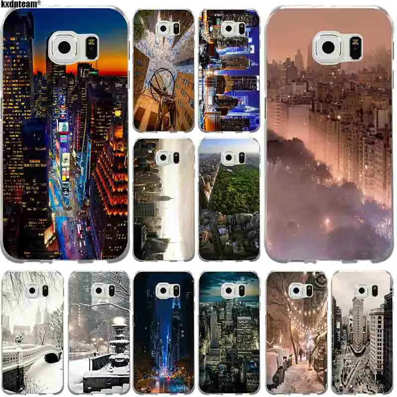 Мягкий силиконовый чехол для телефона из ТПУ с Нью Йоркским пейзажем samsung Galaxy S2 S3