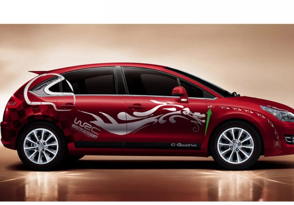 Подходит для peugeot 307 408 triumph 508 sega 308 C5 оригинальная спортивная версия идентификационной маркировки VTS