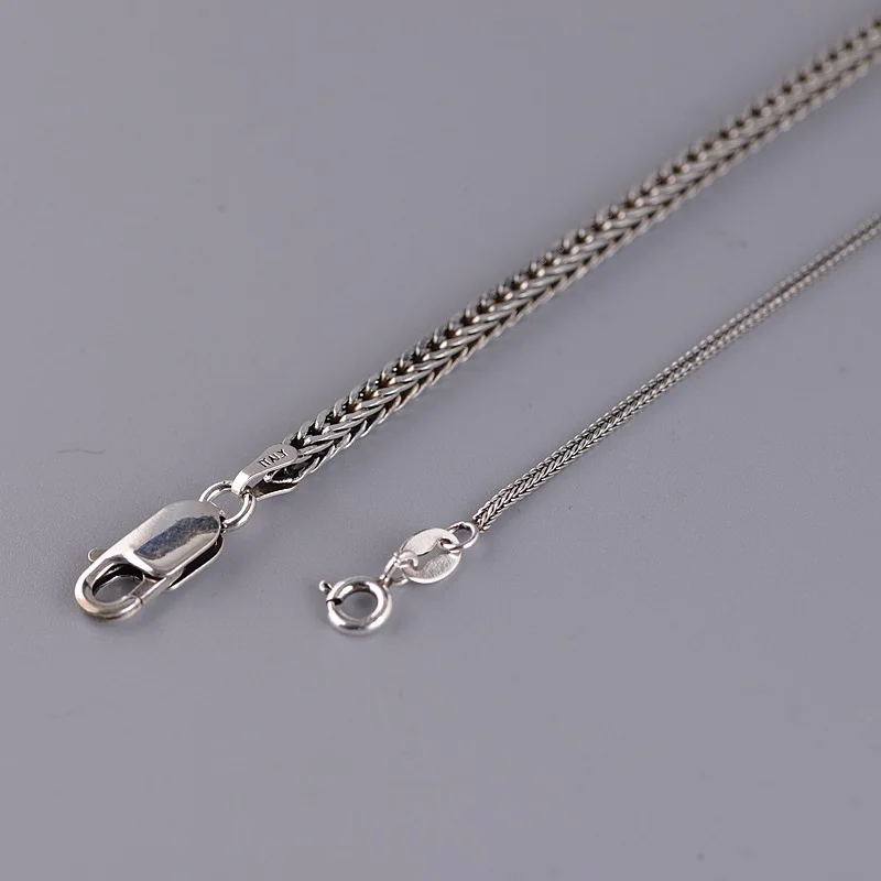 Колье S925 Серебряные предметы Кулон Ретро стиль Тайское Серебро оптовая торговля