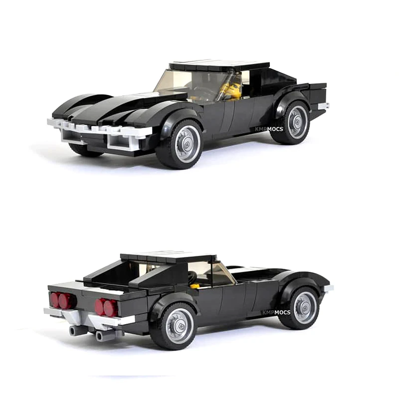 MOC-76876 высокотехнологичный автомобиль Corvette C3 строительные блоки сборная модель