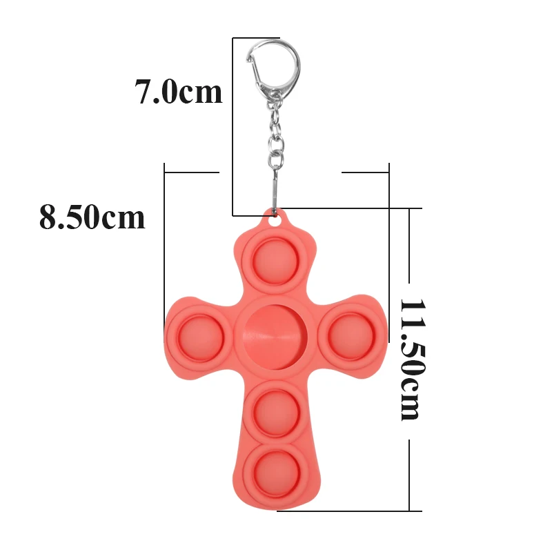 

Best Seller Keychain For Airtag Case Push Bubble Sensory Toy Adult Child Funny Anti-stress Silicone Protective Case For Air Tag