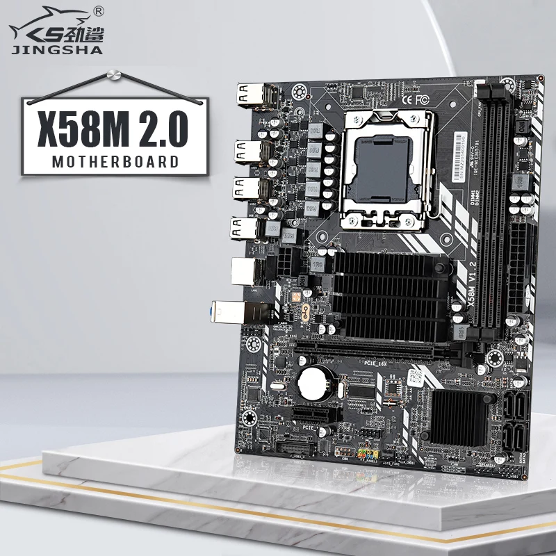 Материнская плата X58 LGA 1366 поддержка DDR3 ECC памяти RAM и процессора Intel Xeon ЦП |