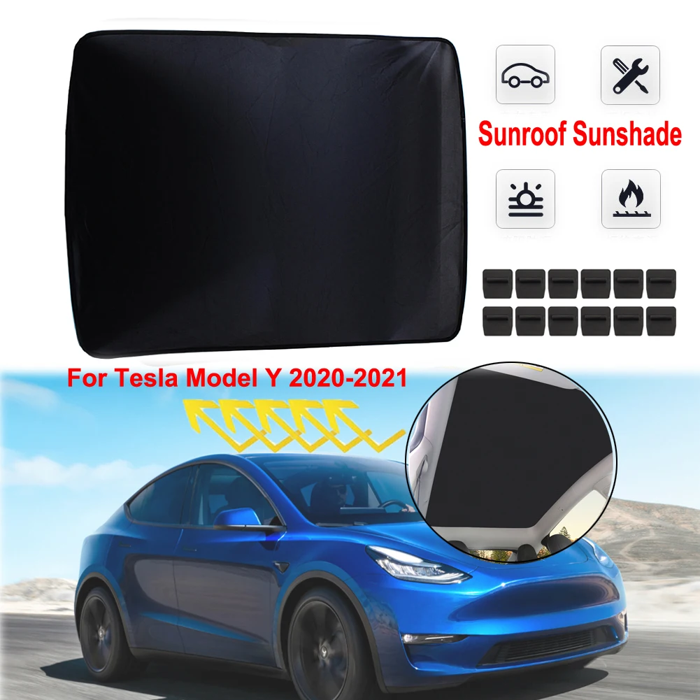 2021 2020 для Tesla Model Y автомобильный солнцезащитный козырек на крышу аксессуары с