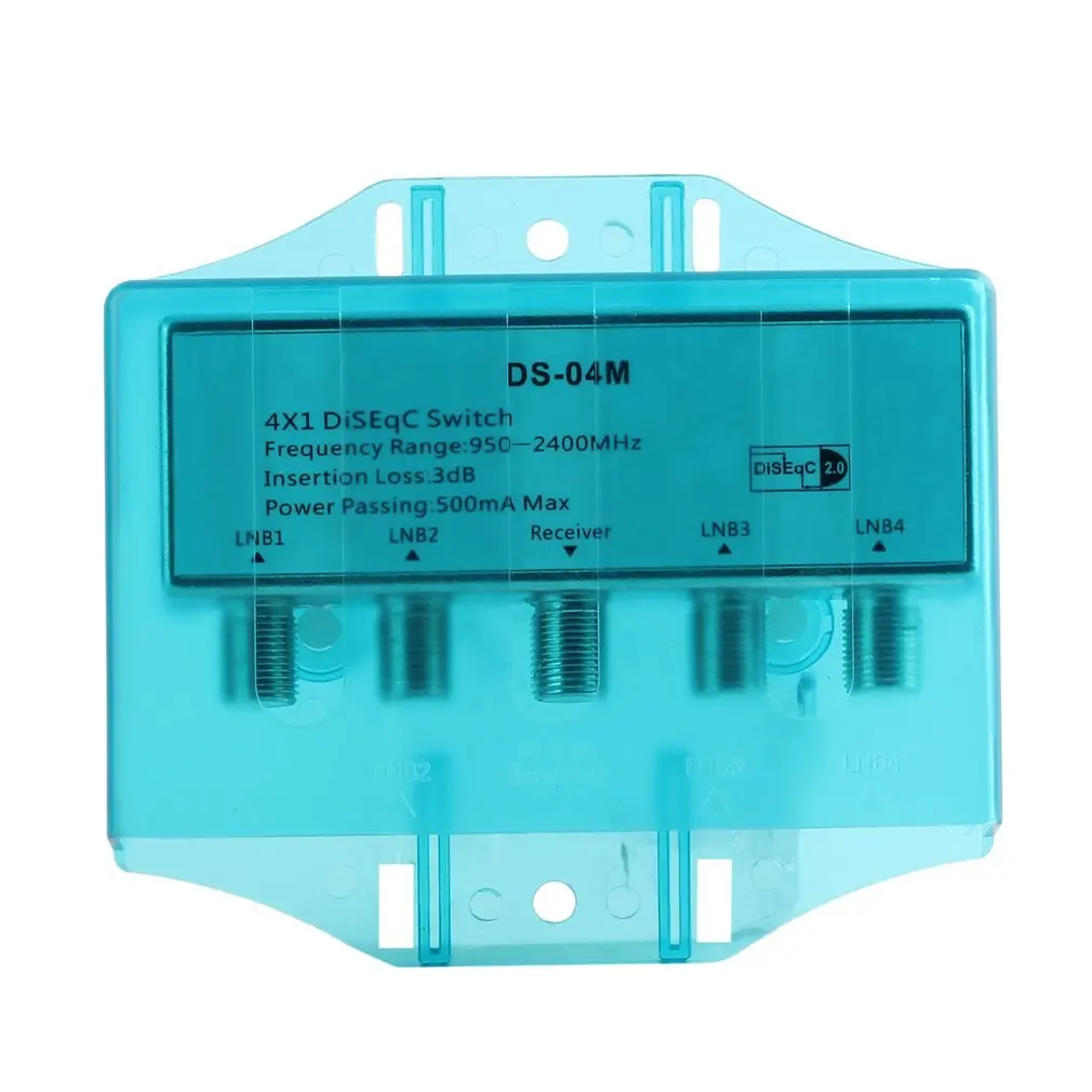 

Водонепроницаемый 4x1 телефон, 950-2400 МГц, DiSEqC2.0 переключатель FTA Flat LNB, мультипереключатель для широкополосного спутникового ресивера