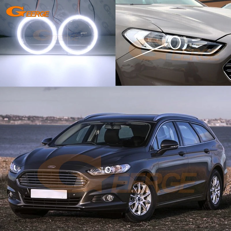 Отличный COB комплект светодиодов глаза ангела halo кольца ультра яркие для Ford Mondeo mk5