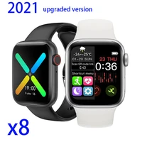 2021 smartwatch bluetooth call x8 fitness bracelet heart rate monitor wallpaper customized sport smart watch for ios android