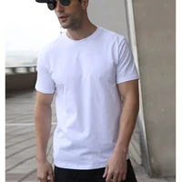 2021 mens cotton short sleeve t shirt summer mens new fashion casual loose t shirt solid color half sleeve top male