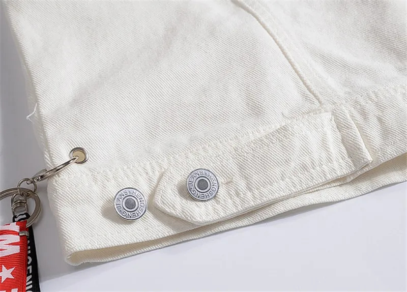 Модный мужской хипстерский белый винтажный жилет Idopy из японского денима