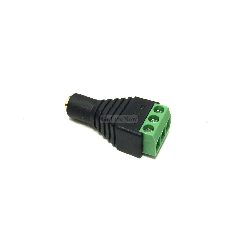 10 шт. Коаксиальный Cat5 стерео 3 5 мм Гнездовой разъем для камеры видеонаблюдения