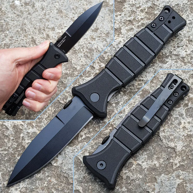 

New k3425 folding knife 8CR13 blade Hard nylon glass fiber handle pocket camping hunting Tactical Survival knives EDC