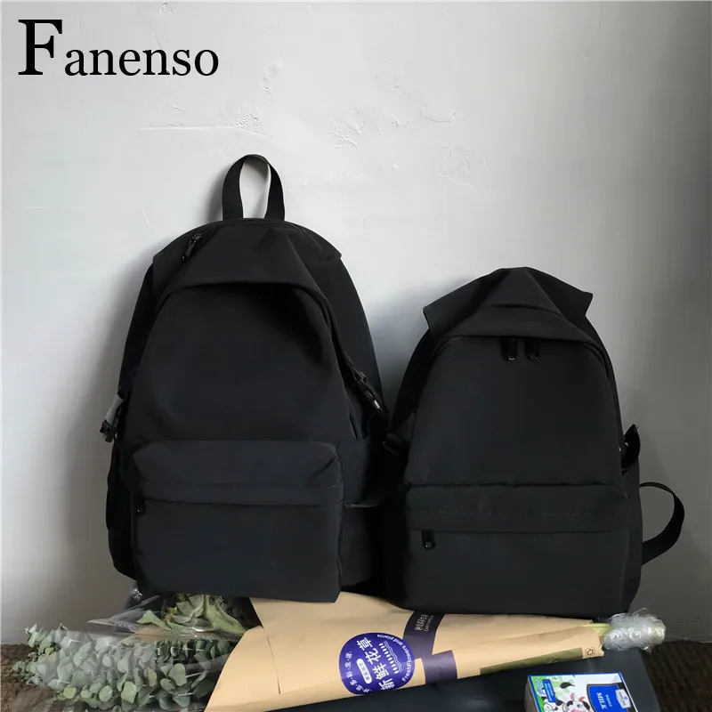 

Women Backpack Cute Casual New Trend Nylon School Bags Fashion Teenager Girl Solid Color Mochilas Rucksacks School Backpack