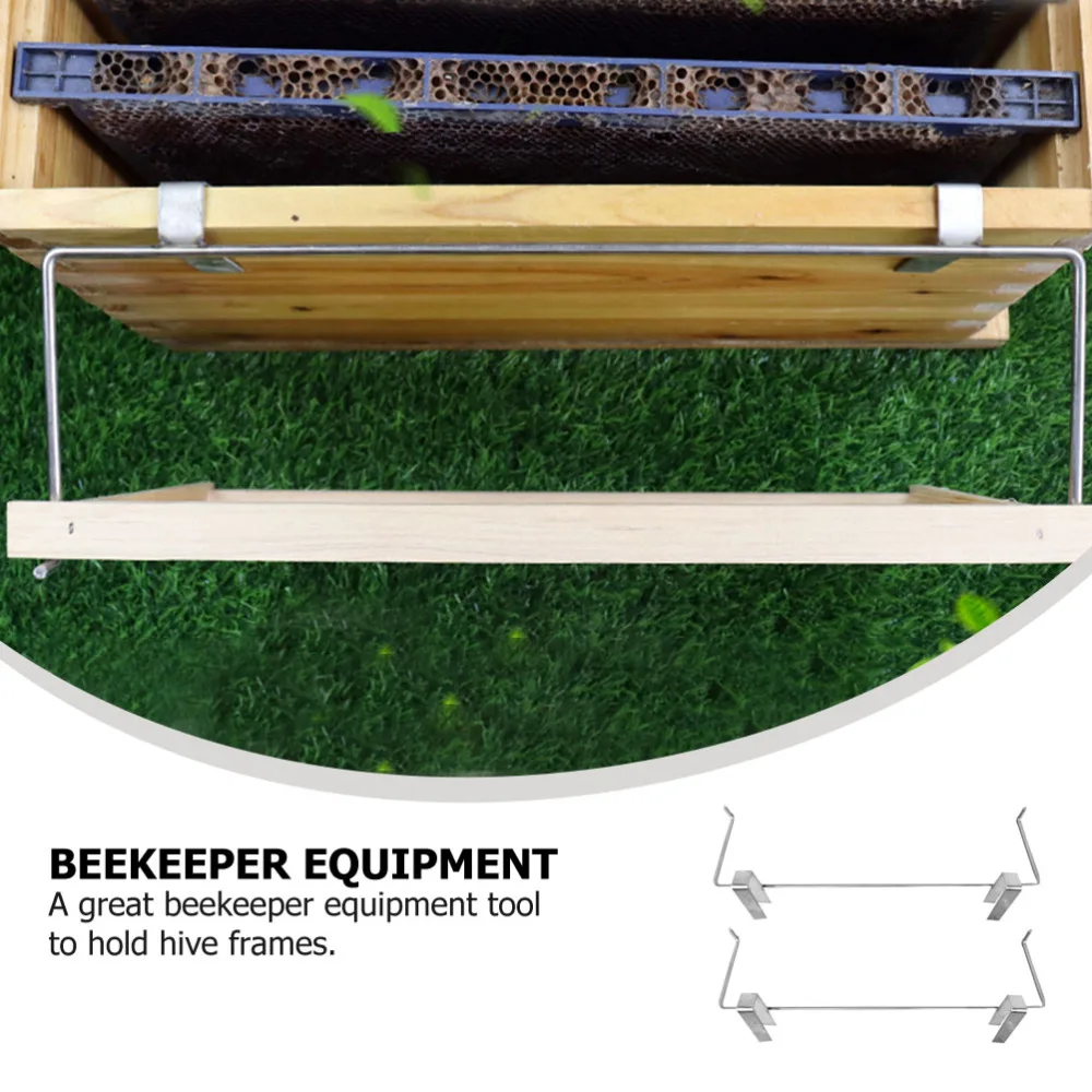 

2pcs Bee House Storage Rack Outdoor Hanging Bee House Rack Storage Shelf