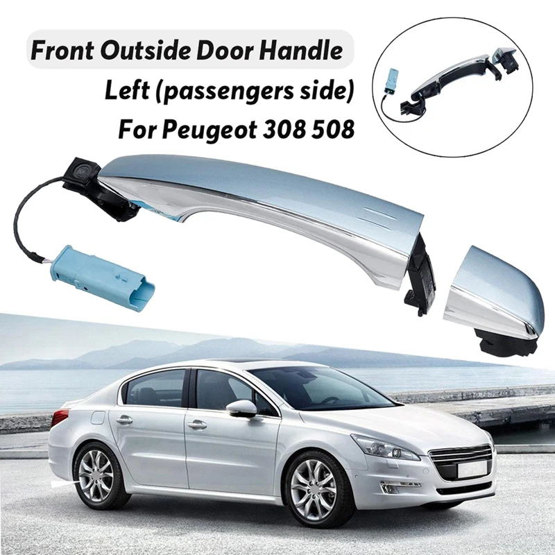 Car Front Rear Left Passenger Electric Door Handles for Peugeot 308 508 Expert 4 Traveller 1606874480 9678532077 | Автомобили и