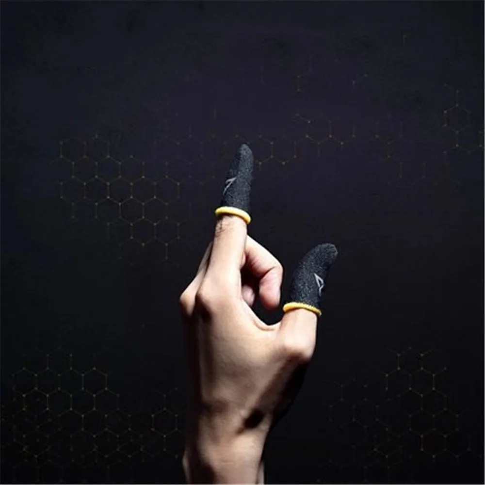 V1-Black Flydigi обновленная 2-я версия 1 пара улей Sweatproof перчатки мобильный игровой контроллер телефон игровой PUBG Профессиональный палец крышка - Цвет: V1-Black