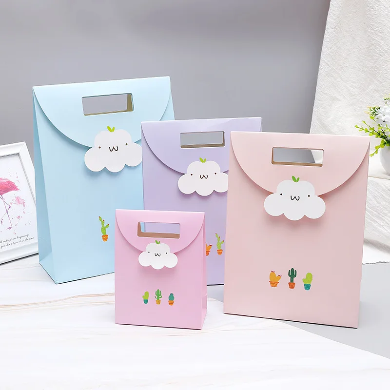 Новые милые чехлы с откидной крышкой в форме облака подарочные сумки сделай сам