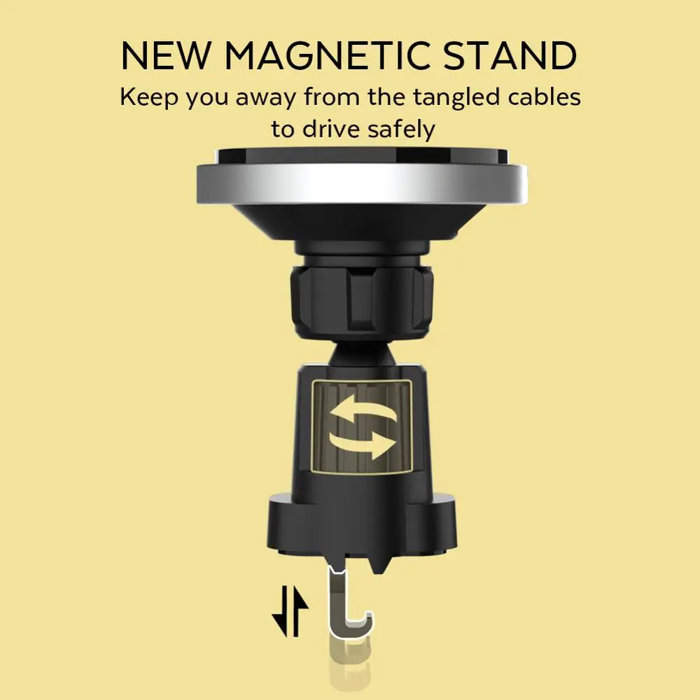 

10W Magnetic Wireless Car Charger Mount Stand for iPhone 12 Pro Mini Max Magsafe Fast Charging Wireless Charger Car Phone Holder