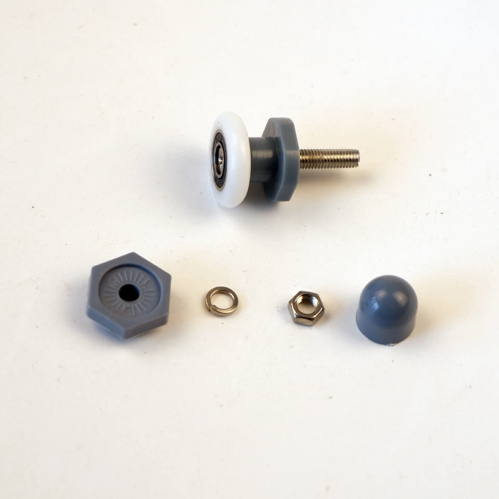 1 шт. раздвижная дверь для душевой комнаты одно серое колесо пластиковый шкив