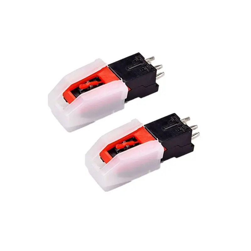 

C5AE 2Set Universal Gramophone Record Magnetic Cartridge Stylus LP Vinyl Needle for Phonograph Turntable Replacement Accessories
