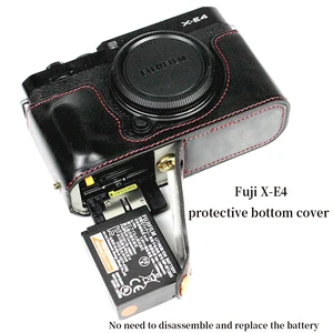 pu leather camera bag micro single fuji xt4 xe4 xs10 xt3 xt2 xt10 xt20 xt30 base leather case hot shoe cover shutter button free global shipping