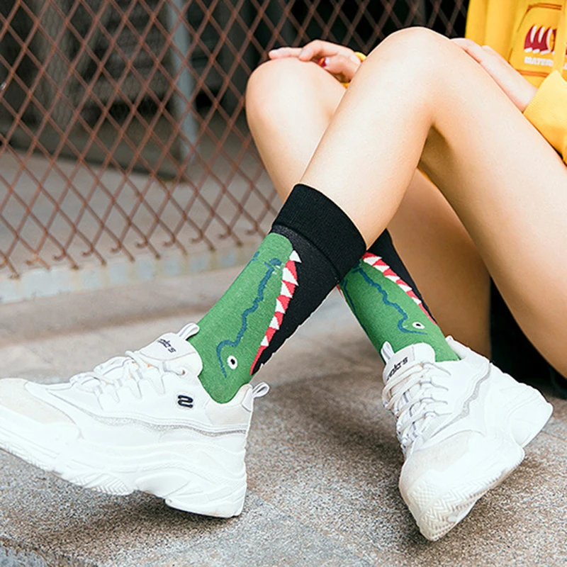 1 пара Детские хлопковые носки с мультяшным принтом|Носки для ног| |