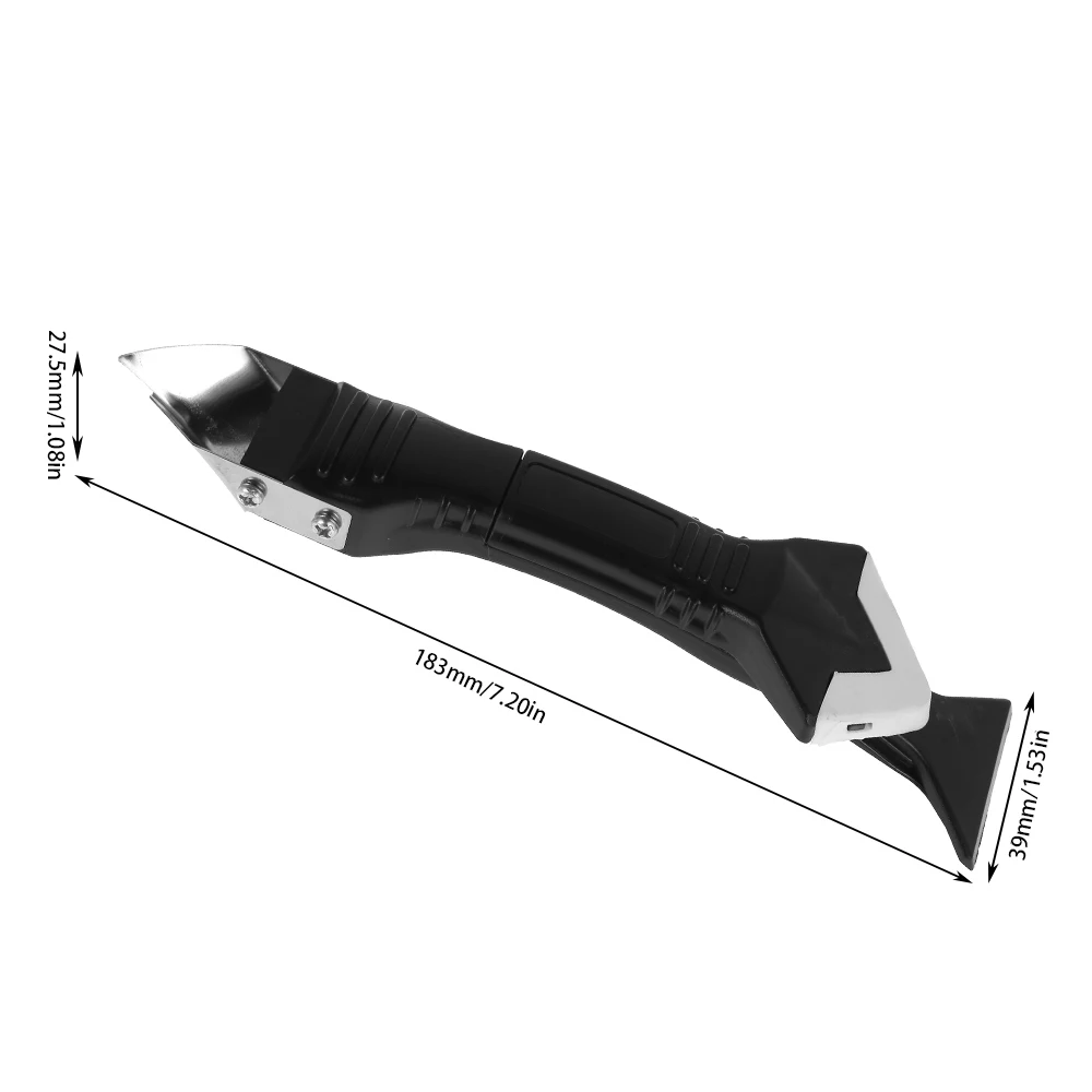 

3 in 1 Silicone Remover Caulk Finisher Sealant Smooth Scraper Grout Kit Tools Plastic Useful Home Hand Tools Accessories