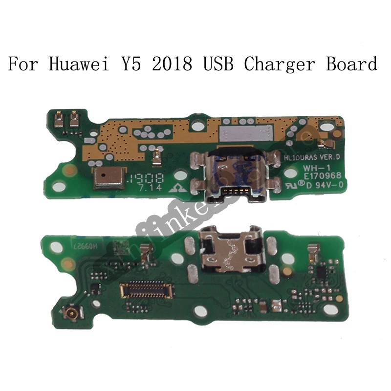 Для huawei Y5 2018 USB разъем зарядное устройство для платы микрофон модуль кабельный