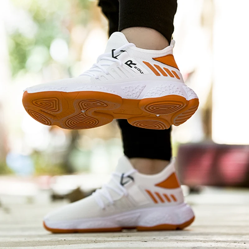 

Men Shoes Designer Breathable Men Sneakers Black White Casual Shoes Fashion Non-slip Walking Jogging Shoes Summer Male Footwear