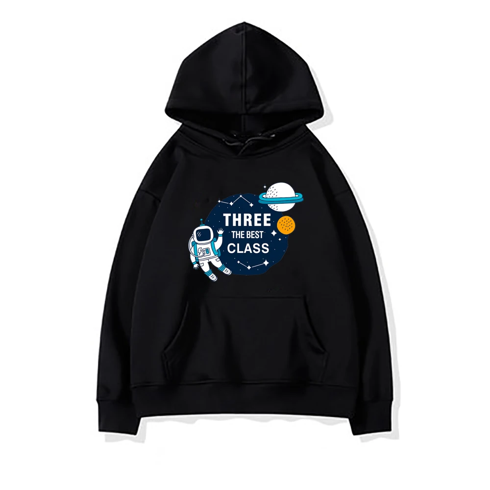 

Three The Best Class Printed Sweatshirt Woman Fashion Casual Hoodie Creativity Hip Hop Hoodies Autumn Loose Female Clothing