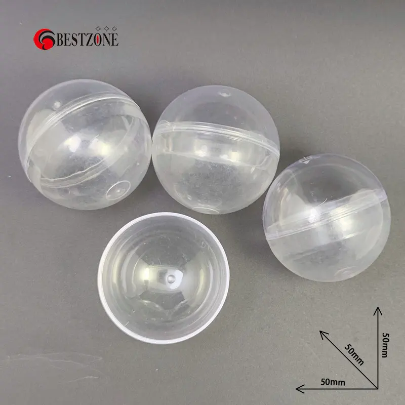 Пластиковые игрушечные капсулы 50 шт./лот диаметром мм прозрачные мягкие круглые