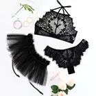 Бюстгальтер женский кружевной, 3 шт., с цветочным принтом, для подтяжки груди, HB210, 2020