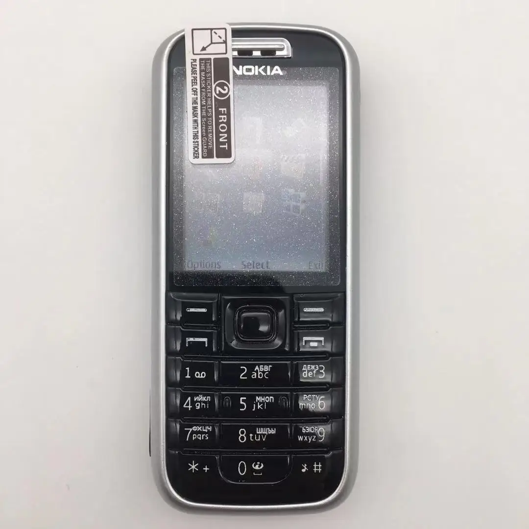 nokia 6233 refurbishe original nokia 6233 phone with 2mp camera 3g loud speaker support russian menu russian keyboard free global shipping