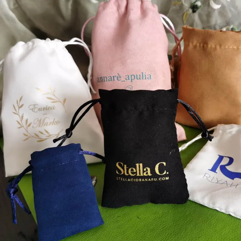 Фланелевые подарочные мешки для ювелирных изделий все размеры мешочки волос