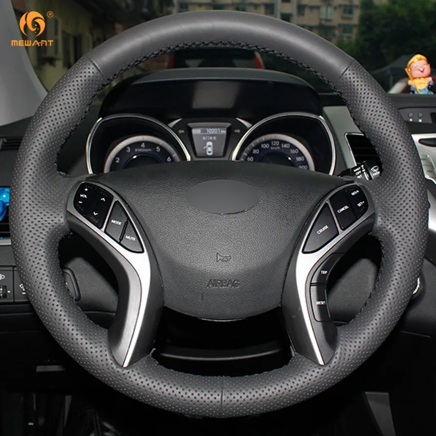 MEWANT для Hyundai Elantra 3 2011 2016 Sport Avant Micro Fiber искусственная кожа фотоаксессуары|car steering wheel