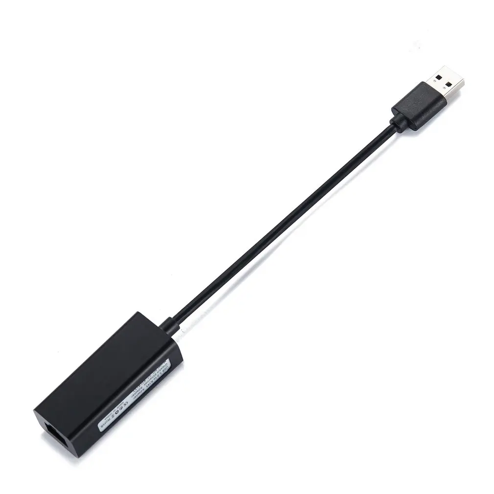 

USB 3.0 to RJ45 10/100/1000Mbps Gigabit High Speed RJ45 Ethernet LAN Network Adapter Chipset Black