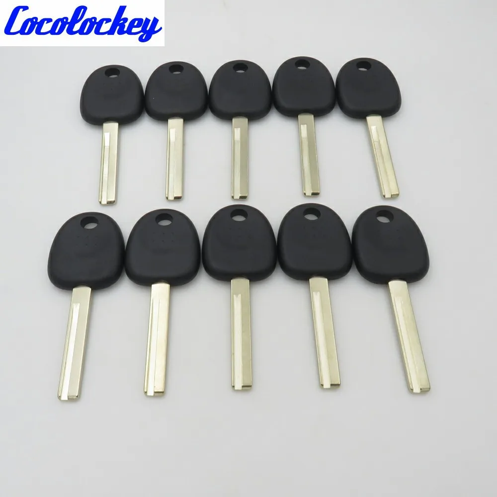 Cocolockey 10 шт./лот ключ транспондер для Hyundai Accent Chip Key Cover заготовки без логотипа|Ключ