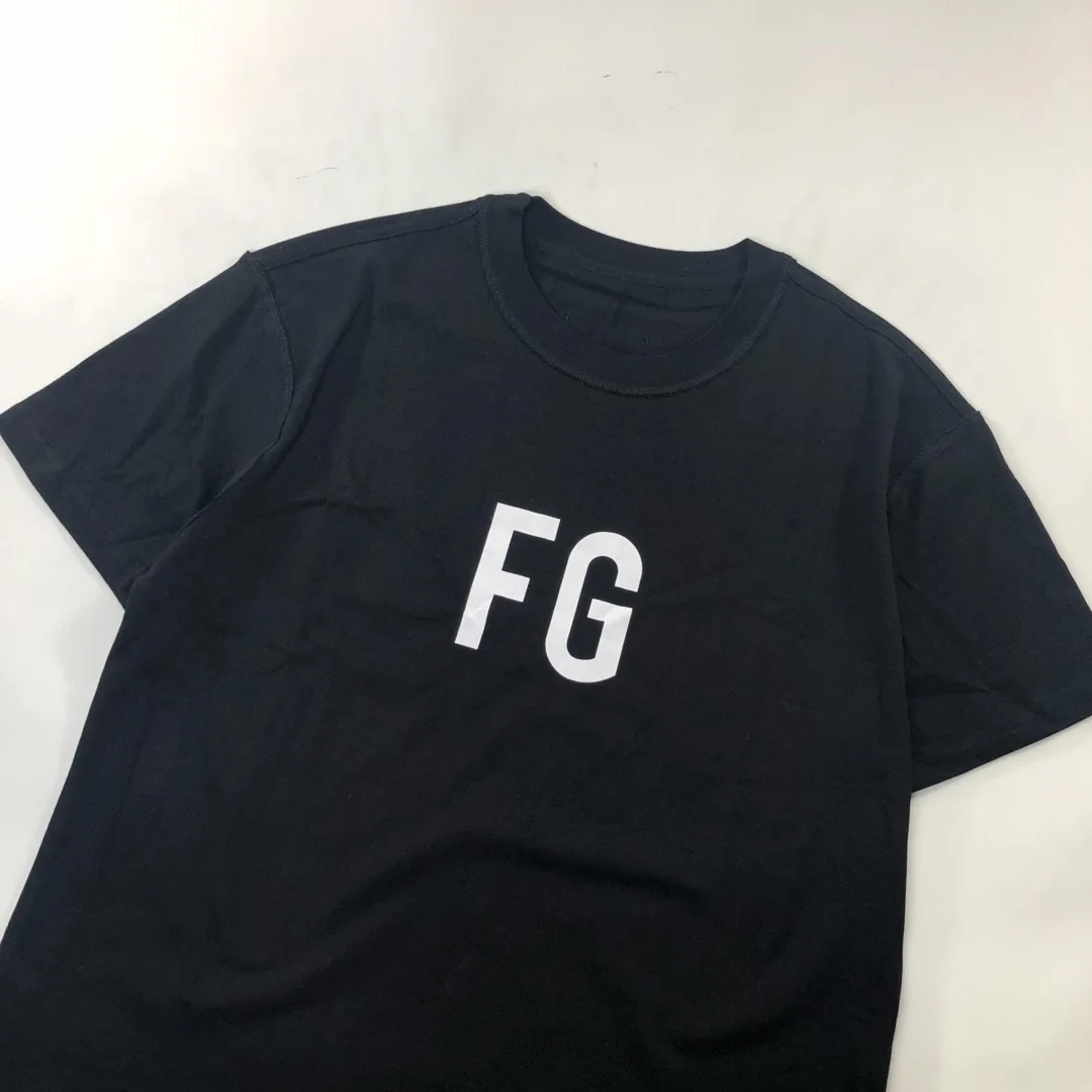 

2019 Best Quality Essentials FG Printed Women Men T shirts tees Hiphop Streetwear Men Cotton T shirt Summer Style