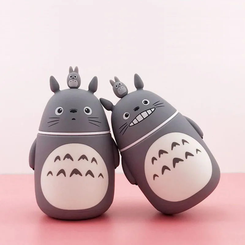 Креативные стеклянные бутылки для воды Totoro двойные термостойкие милые Мой сосед