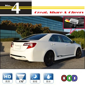 Камера заднего вида LiisleeFor TOYOTA Camry XV50, камера для тюнинга автомобиля PALNTSC, CCD + RCA