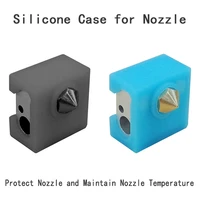 ultrabot 3d printer parts and accessories blue black keeping temperature soft silicone case for nozzle of clean and protection