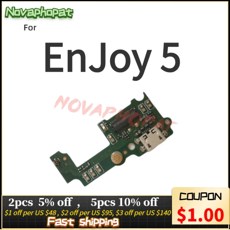 

Novaphopat для huawei P Smart/Enjoy 7s зарядное устройство Порт usb разъем для зарядки подключите микрофон с гибким кабелем Замена + отслеживание