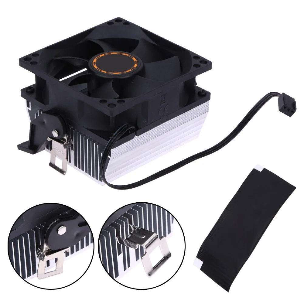 Вентилятор для процессора компьютера тихий вентилятор охлаждения радиатор