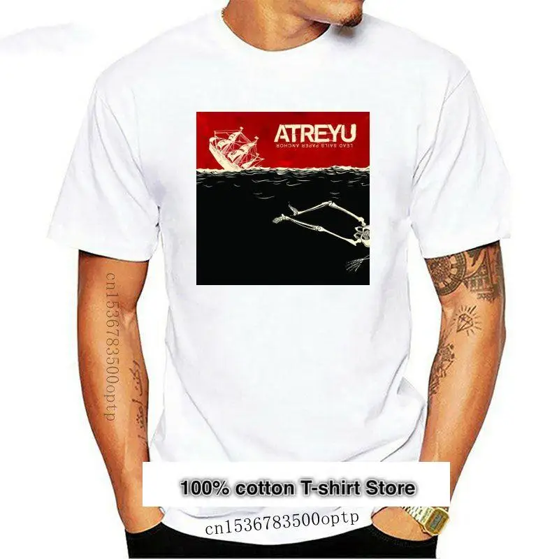 

ATREYU-Camiseta de la Band Lead Sails for hombre, ropa de talla S a 3XL, color negro, Ancho de papel, informal