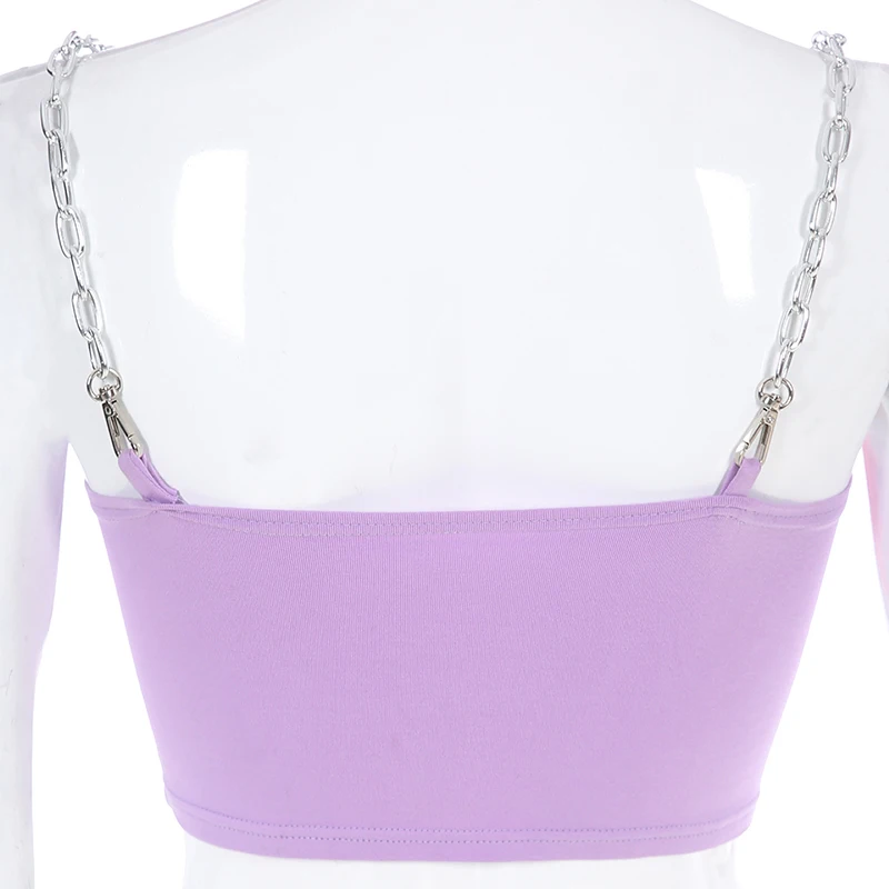 Новый сексуальный укороченный топ в стиле пэчворк оранжевого и фиолетового