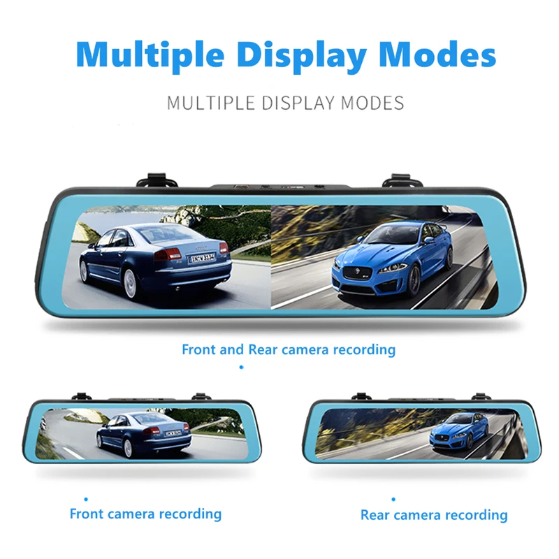 Odare Rear View Camera 10&quot dvr dash cam Car Registar IPS Touch Screen Full HD 1080P Video Recorder Night Vision car mirror | Автомобили