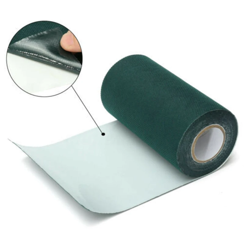 Самоклеящаяся зеленая лента для сада искусственный газон трава соединение