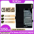 Аккумулятор KiKiss C55 M55 S55 1050 мАч для Siemens A52A55A57A60A62A65A70C55GIGASET SL1SL56SL100SL565M55S55 (EBA-510)