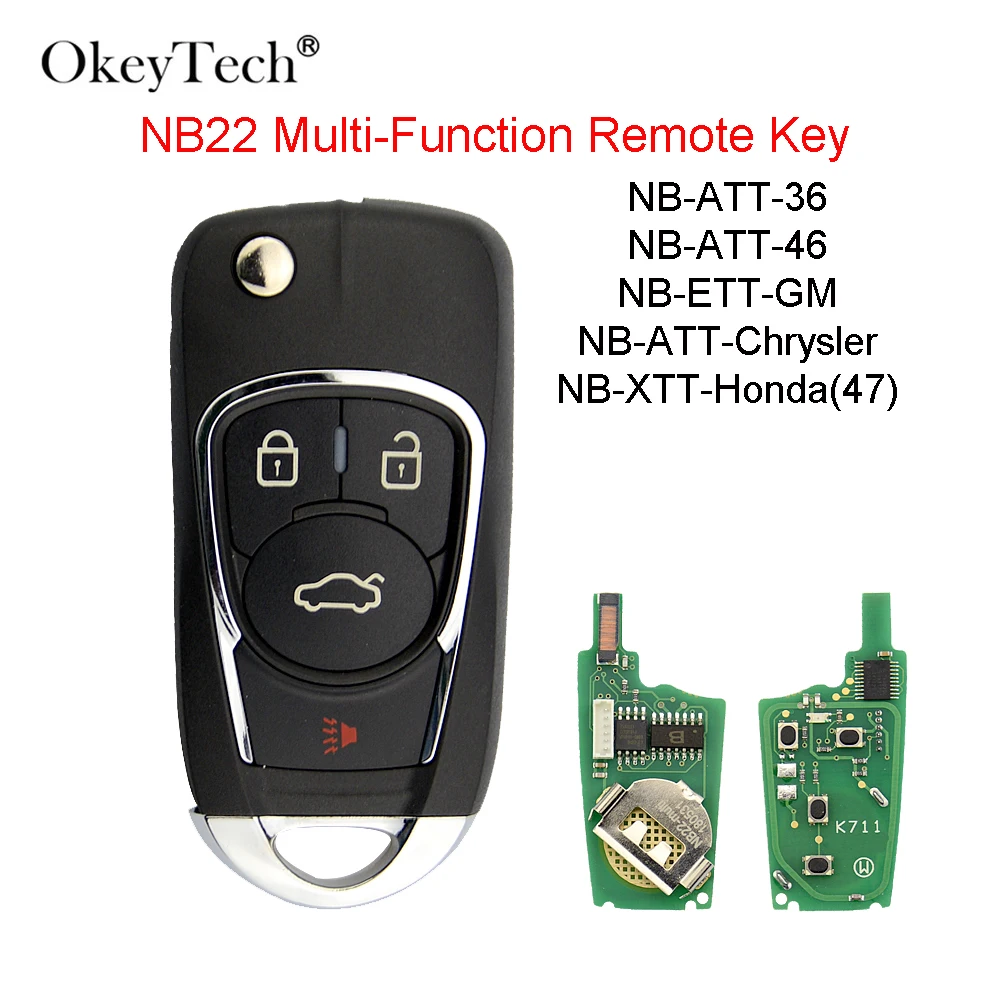 Ключ дистанционного управления OkeyTech NB22 KD Универсальный Многофункциональный